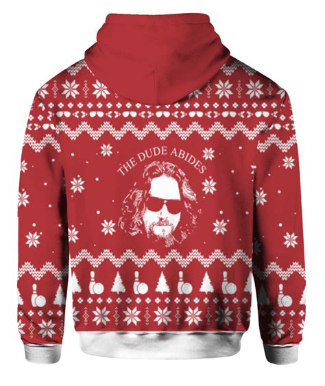 Big Lebowski the dude abides Christmas sweater - Endastore.com