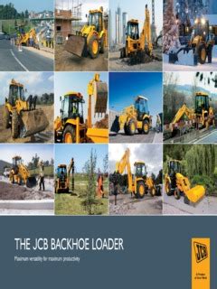 Backhoe Loaders JCB Specifications Machine.Market