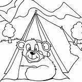 Camping Tent Coloring Page At GetColoringscom  Free Printable sketch template