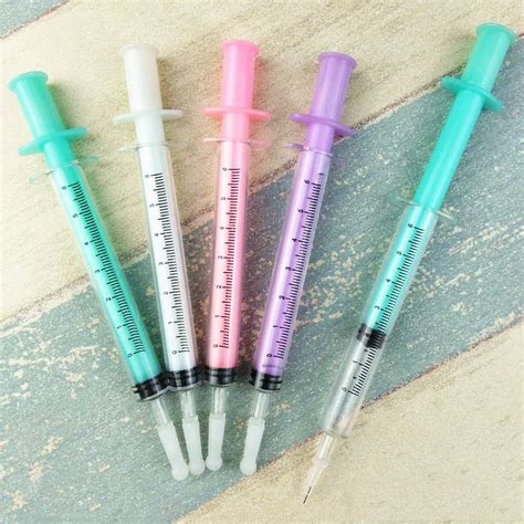 Korean Stationery Ink Pen | Korean School Supplies | Pens Syringe Shape ...