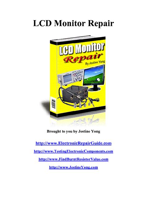 LCD MONITOR REPAIR GUIDE Service Manual download, schematics, eeprom, repair info for ...