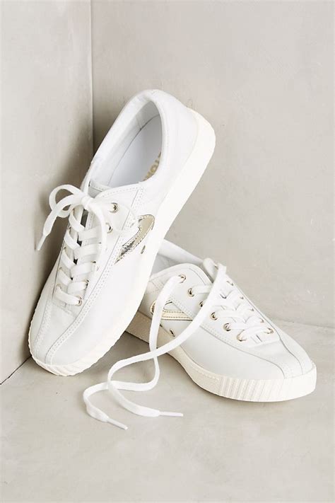 Tretorn Leather Sneakers | Anthropologie