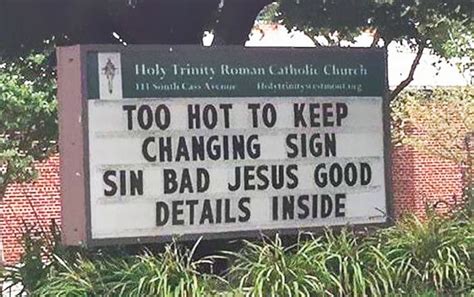 14 Hysterically Funny US Church Signs | Funny - BabaMail