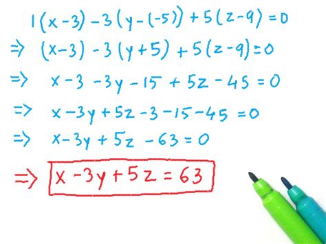 Find Cartesian Equation Of A Plane Given 3 Points - Tessshebaylo 90B