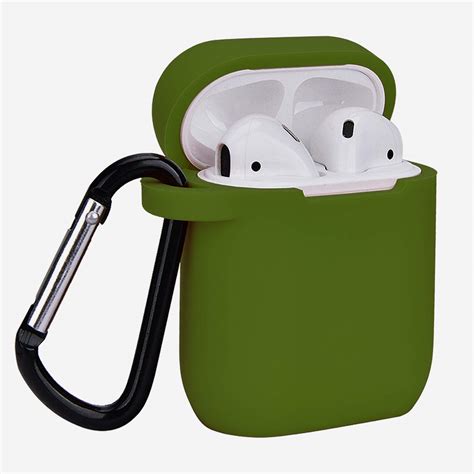 Apple Airpods Case Airpods Case Silicone Olive Green – FR Wireless