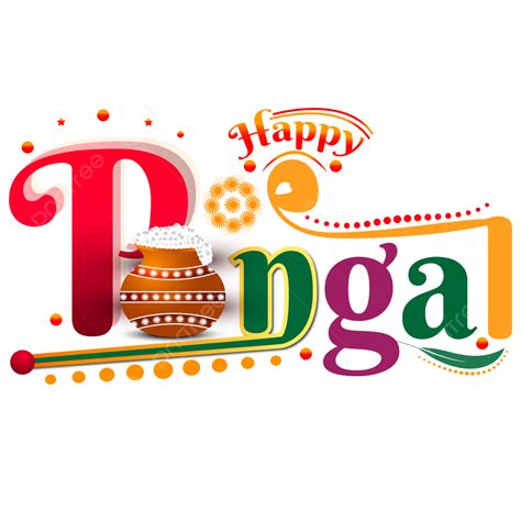 Happy Pongal Cultural Indian Festival Transparent Background, Pongal Festival, Pongal ...