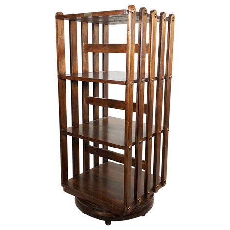 Revolving Bookcase by Sargent MFG Co. | Revolving bookcase, Bookcase, Bookcases for sale