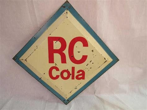 Vintage RC Cola Diamond Sign