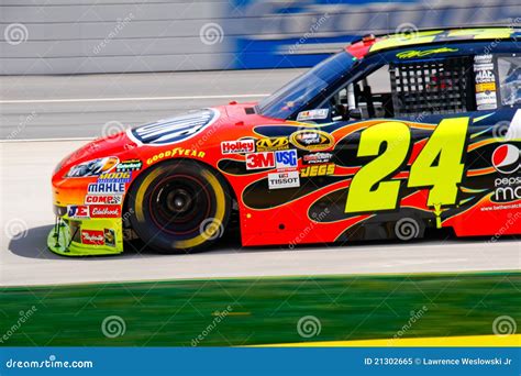 NASCAR #24 Dupont Chevy Of Jeff Gordon Editorial Image - Image: 21302665