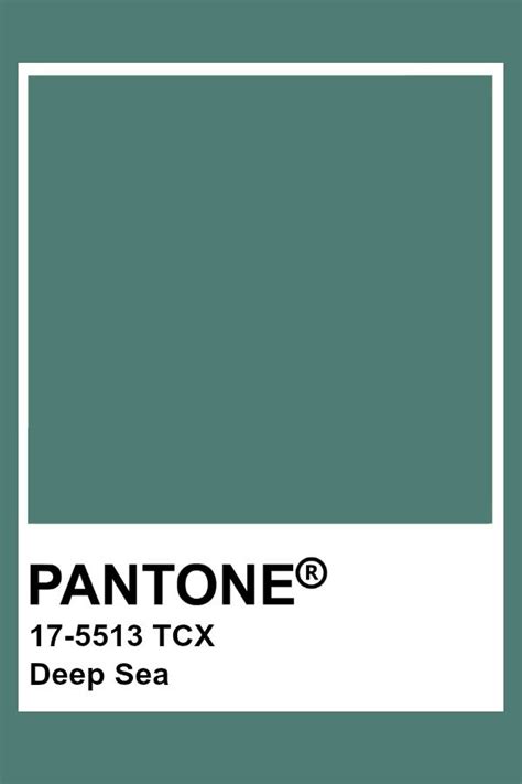 Pantone Deep Sea Pantone Beige, Paleta Pantone, Pantone Tcx, Pantone Green, Pantone Palette ...