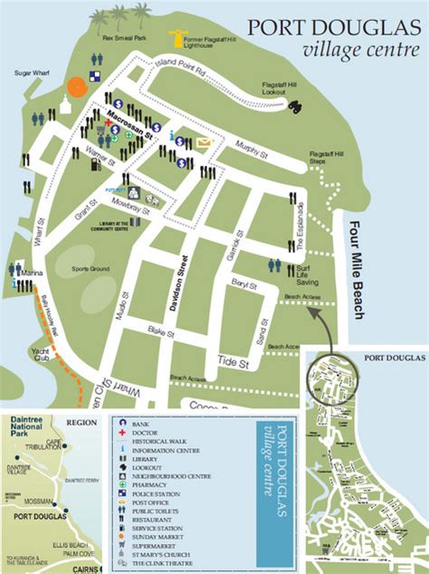 Map Of Port Douglas - Map Of The World