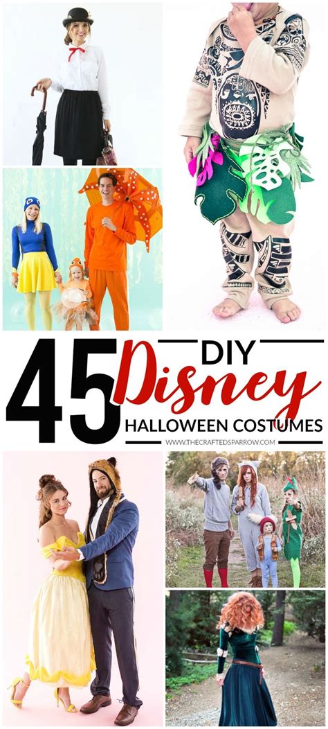 45 DIY Disney Themed Halloween Costumes | Disney characters costumes ...