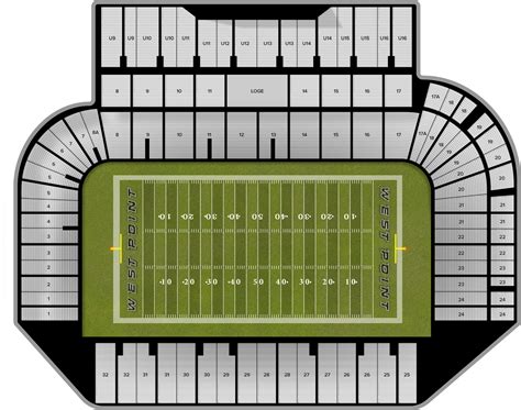 Football Stadium Seating Dimensions