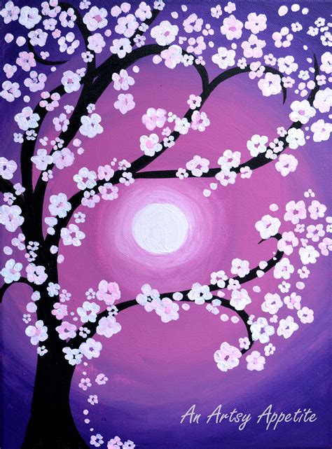 Cherry Blossom Painting Ideas | vlr.eng.br