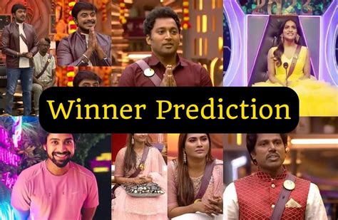 Bigg Boss Tamil Season 6 Winner Prediction - Top 3 Finalists