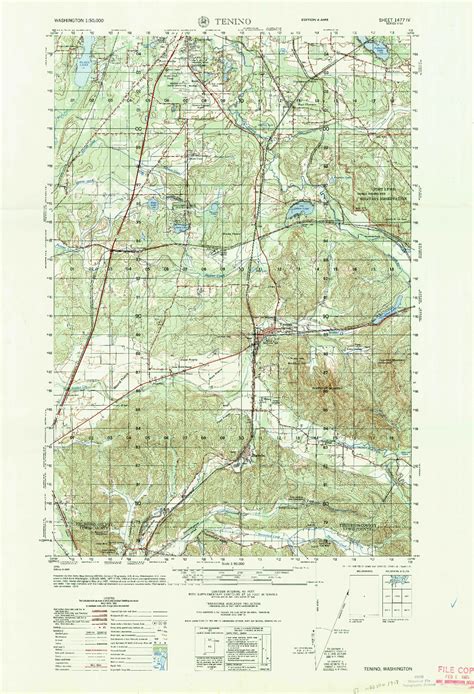 1 50000 Topographic Map Training Aid Printable - Free Printable Templates