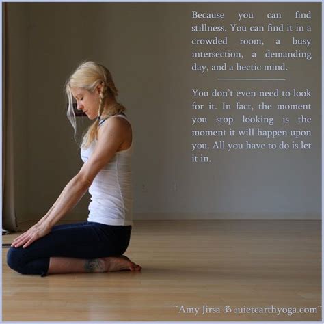 Satya of the Day: Stillness - Quiet Earth | Yoga living, Yoga ...