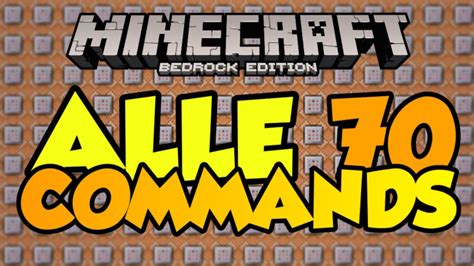 Minecraft Commands For Bedrock Edition at Beverly Edie blog