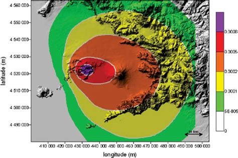 Probabilistic hazard map derived from the tephra fallout pattern in the ...