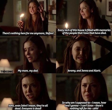 Pin by Alana Hanks on Elena Gilbert | Tv quotes, Vampire diaries, Tvd