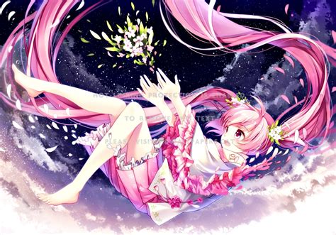 Sakura Miku Desktop Wallpapers - Wallpaper Cave