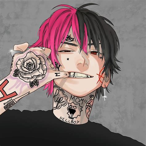 Lil Peep Fan Art Wallpaper Art Wallpaper Art Boy Art | My XXX Hot Girl