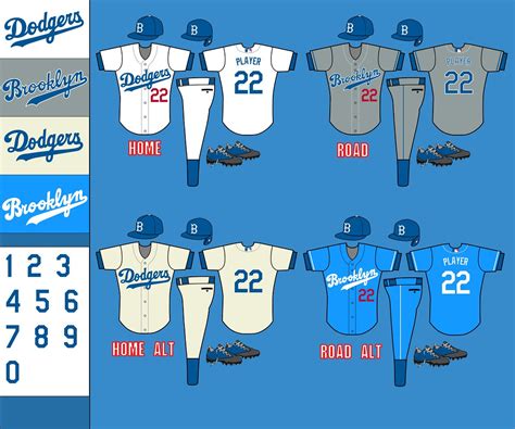 Brooklyn Dodgers: Uniforms | PMell2293 | Flickr