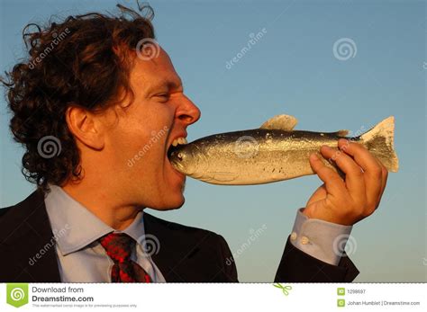 Man eating fish : r/wtfstockphotos