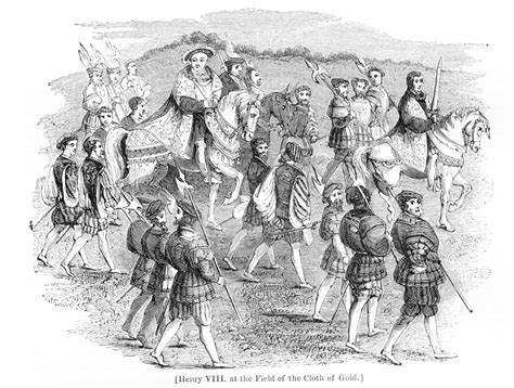 Henry VIII at the Field of the Cloth of Gold | Victorian Illustrated Shakespeare Archive