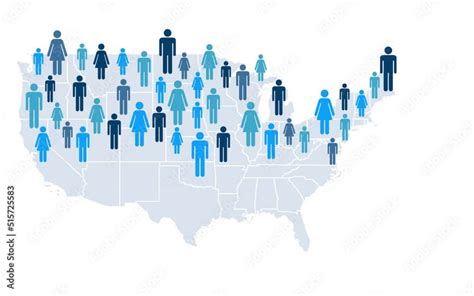 Population map of the United States for the 2020 census Stock Video ...