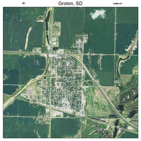 Aerial Photography Map of Groton, SD South Dakota