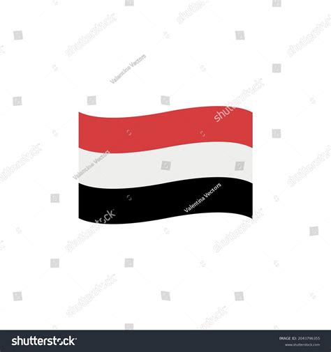 Flag Yemen Vector Emoji Stock Vector (Royalty Free) 2043796355 ...