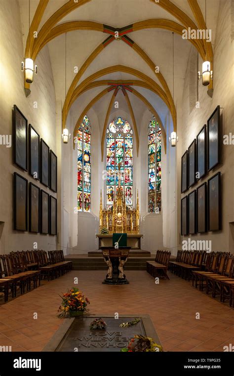 Leipzig, Germany - October 2018: Interior of St Thomas Church ...