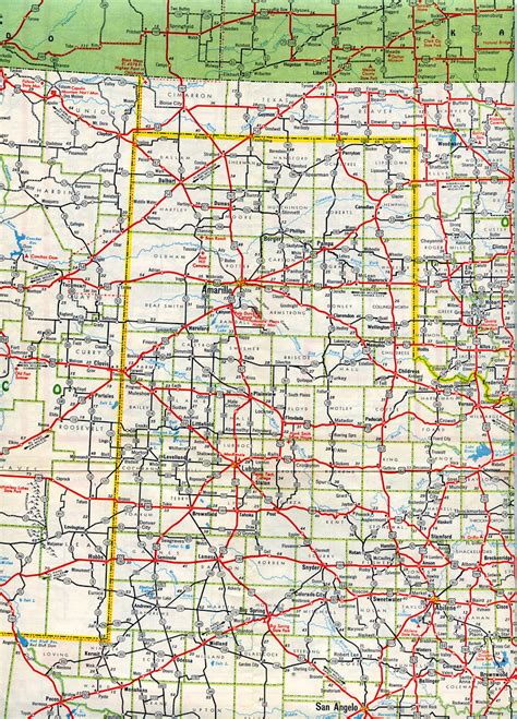 Road Map Of Texas Panhandle - Get Latest Map Update