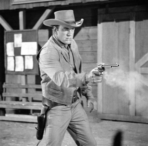 James Arness as Matt Dillon during the GUNSMOKE opening. Image dated ...