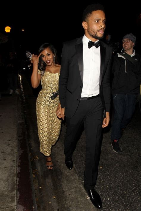 Kerry Washington Makes Rare Appearance With Husband Nnamdi Asomugha at Golden Globes After-Party ...