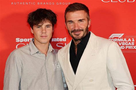 David Beckham Has Stylish Night with Son Cruz at Las Vegas F1 Party