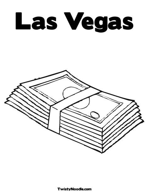 Las Vegas Sign Coloring Coloring Pages