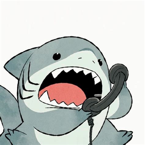 jeff the land shark | Shark art, Cute animal drawings, Shark drawing