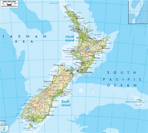 New-Zealand-physical-map.gif - Map Pictures