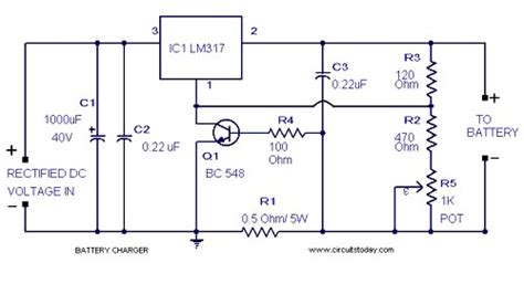 Lead Acid Battery Charger Circuit