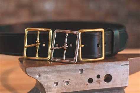 Leather Garrison Belt - Axe and Awl Leatherworks - Customizable