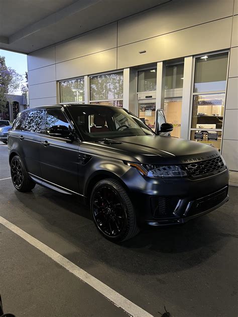 2022 Range Rover sport autobiography. Matte black from factory. Picked ...