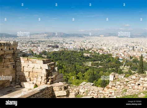 View of Athens from the Acropolis Stock Photo - Alamy