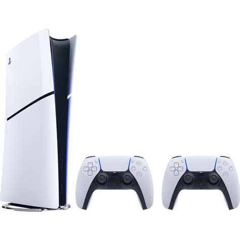 PlayStation 5 Digital Edition Slim Console with Two DualSense Wireless Controllers Bundle | BIG W