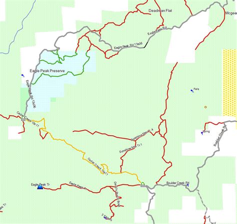 Cleveland NF, Capitan Back Country - California Trail Map