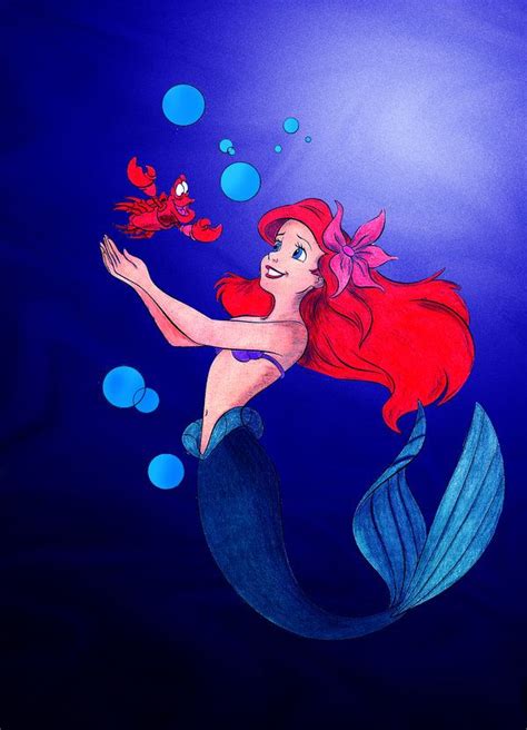 Ariel and Sebastian by https://www.deviantart.com/mariadub on ...