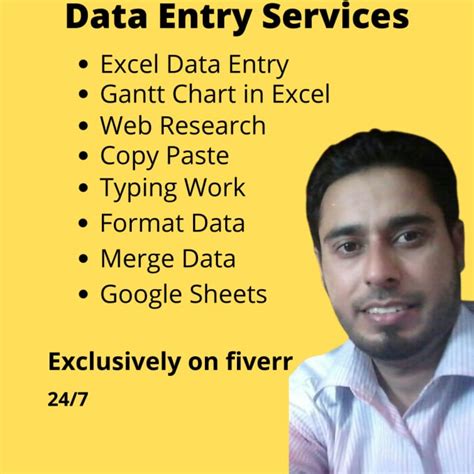 Do gantt chart and data entry in excel by Khalidkhan935 | Fiverr