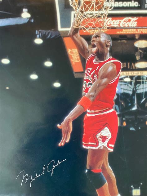 Vintage Michael Jordan 1980s Sports Illustrated Poster Original - Etsy