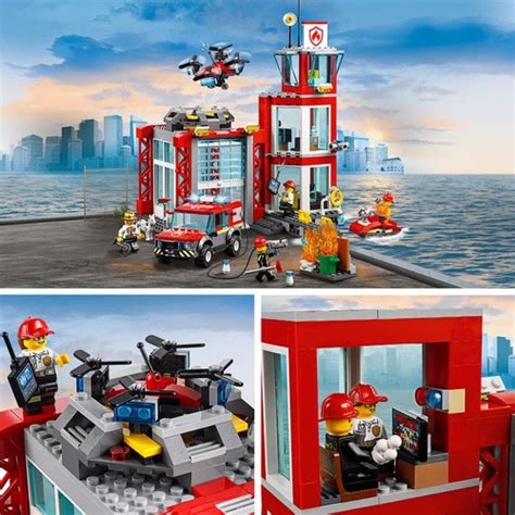 Lego 60215 City - Fire Station Building - Original/lacrado! - R$ 1.495,00 em Mercado Livre